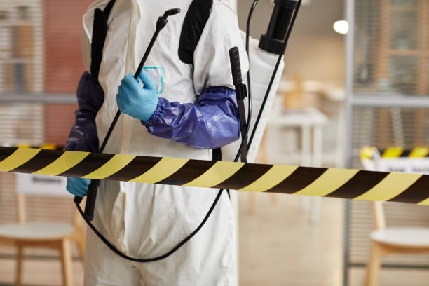 Professional Sewage Cleanup technician working in North Loup, NE